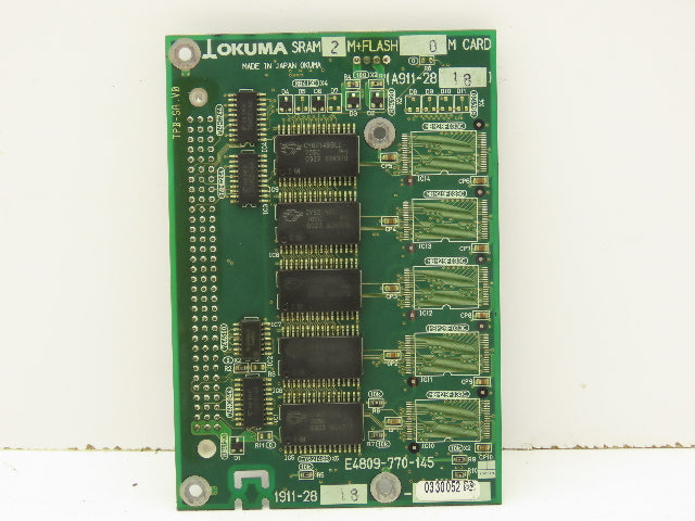 Okuma 1911-2818 SRAM 2M + Flash 0M Card Circuit Board