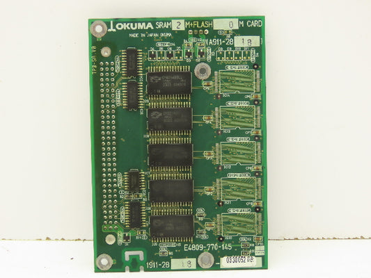 Okuma 1911-2818 SRAM 2M + Flash 0M Card Circuit Board