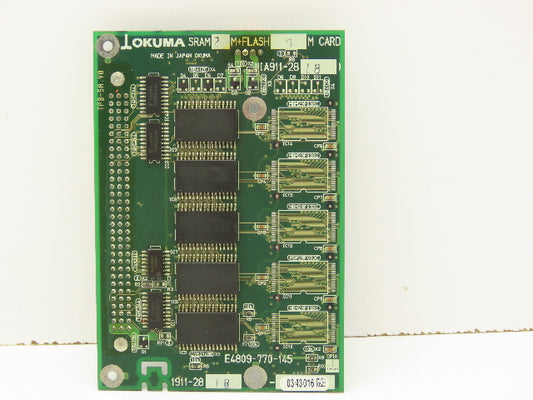 Okuma 1911-2818 SRAM 2M + Flash 0M Card Circuit Board