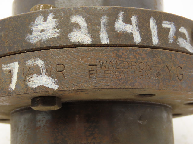 Waldron WR YG WV RG Complete Gear Coupling Size 1-1/2 Bore 1-5/8"And 1-1/2"