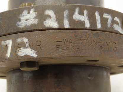 Waldron WR YG WV RG Complete Gear Coupling Size 1-1/2 Bore 1-5/8"And 1-1/2"