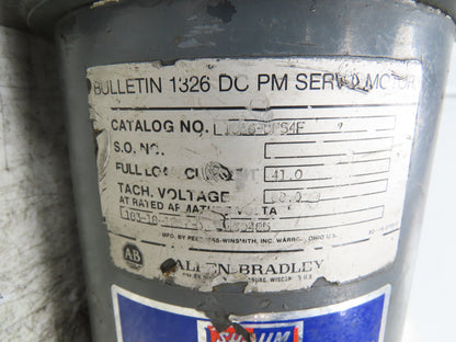 Allen Bradley 1326-DPS4F Permanent Magnet DC Servo Motor 41A 68V Tach