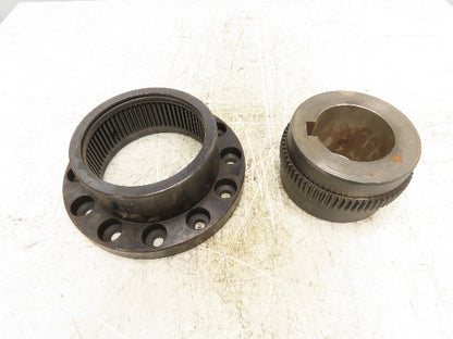 Sier -Bath Vari Crown Flanged Coupling With Flex Hub Size 3-1/2 Bore 3-7/8"