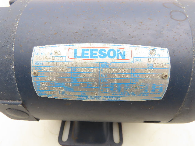Leeson C4T34DH7C AC Motor 1/2Hp 3450 RPM 208-230/460V 3PH JS56 Frame 101448.00