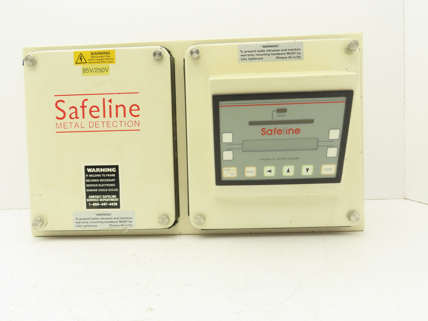 Safeline VITPW Metal Detector Control Unit Head No Sensor Mettler Toledo