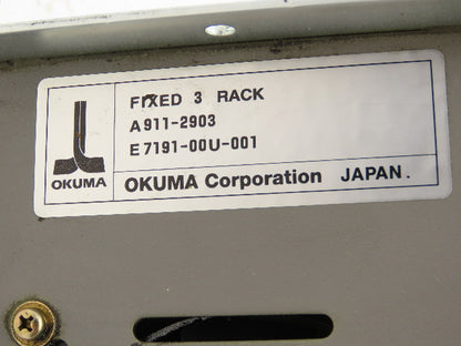 Okuma E7191-00U-001 Fixed 3-Rack PLC Chassis Motherboard 1911-2903