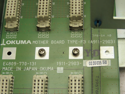 Okuma E7191-00U-001 Fixed 3-Rack PLC Chassis Motherboard 1911-2903
