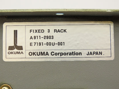Okuma E7191-00U-001 Fixed 3-Rack PLC Chassis Motherboard 1911-2903