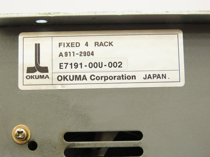 Okuma E7191-00U-002 Fixed 4-Rack PLC Chassis Motherboard 1911-2904