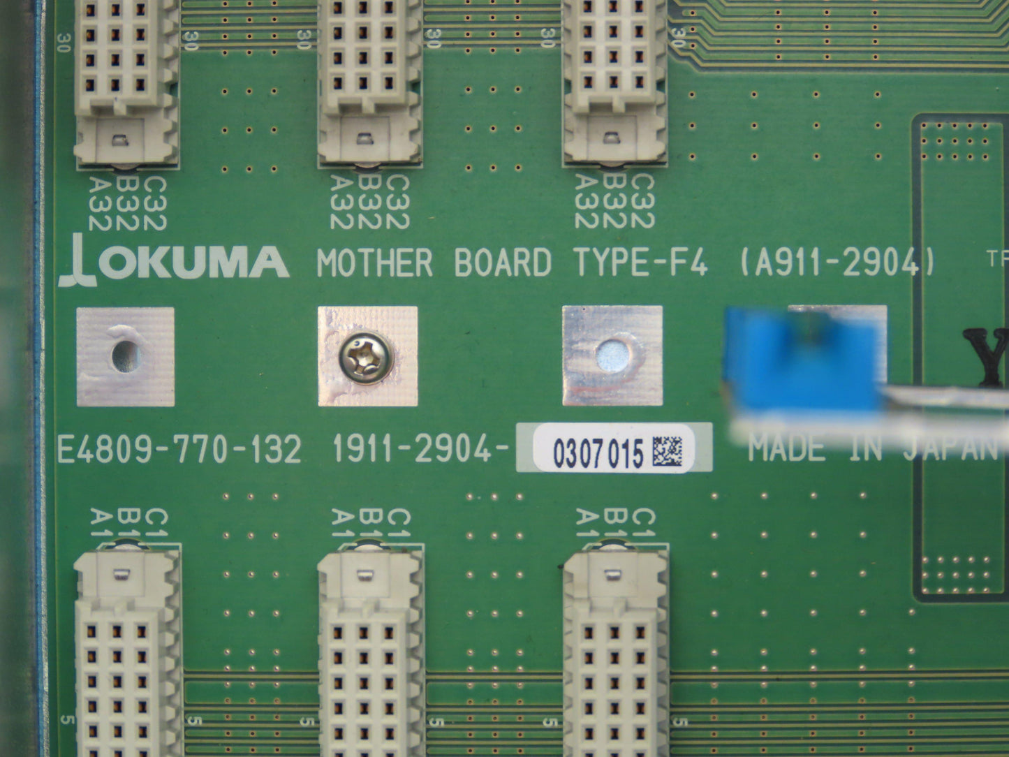 Okuma E7191-00U-002 Fixed 4-Rack PLC Chassis Motherboard 1911-2904
