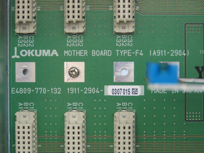 Okuma E7191-00U-002 Fixed 4-Rack PLC Chassis Motherboard 1911-2904