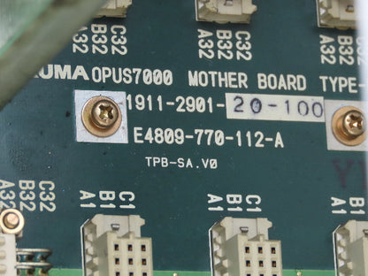 Okuma E7191-090-007 Opus7000 Docking Compact Rack PLC Chassis w/Motherboards