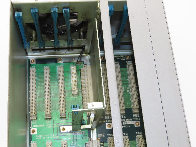 Okuma E7191-090-007 Opus7000 Docking Compact Rack PLC Chassis w/Motherboards