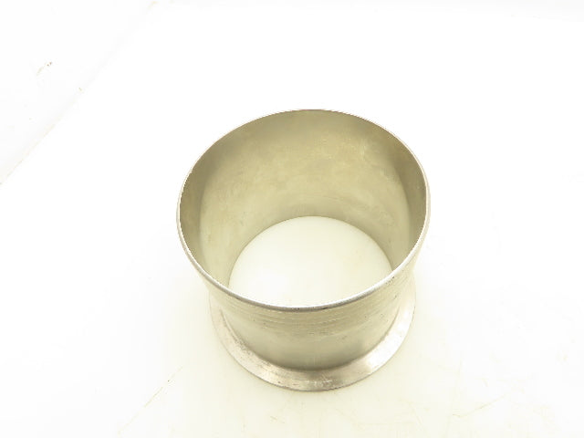 Sanitary Tube Fitting 4" Triclamp Barbed 102mm OD SS 304 Lot of 2