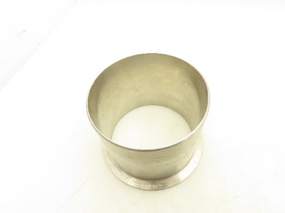 Sanitary Tube Fitting 4" Triclamp Barbed 102mm OD SS 304 Lot of 2