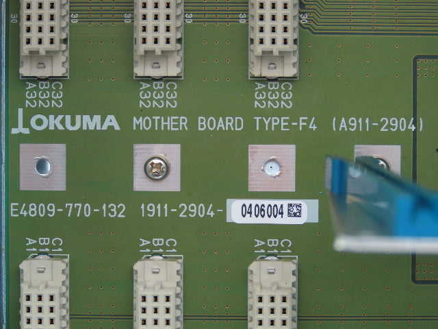 Okuma E7191-00U-002 Fixed 4-Rack PLC Chassis w/Motherboard 1911-2904