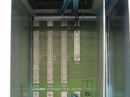 Okuma E7191-00U-002 Fixed 4-Rack PLC Chassis w/Motherboard 1911-2904