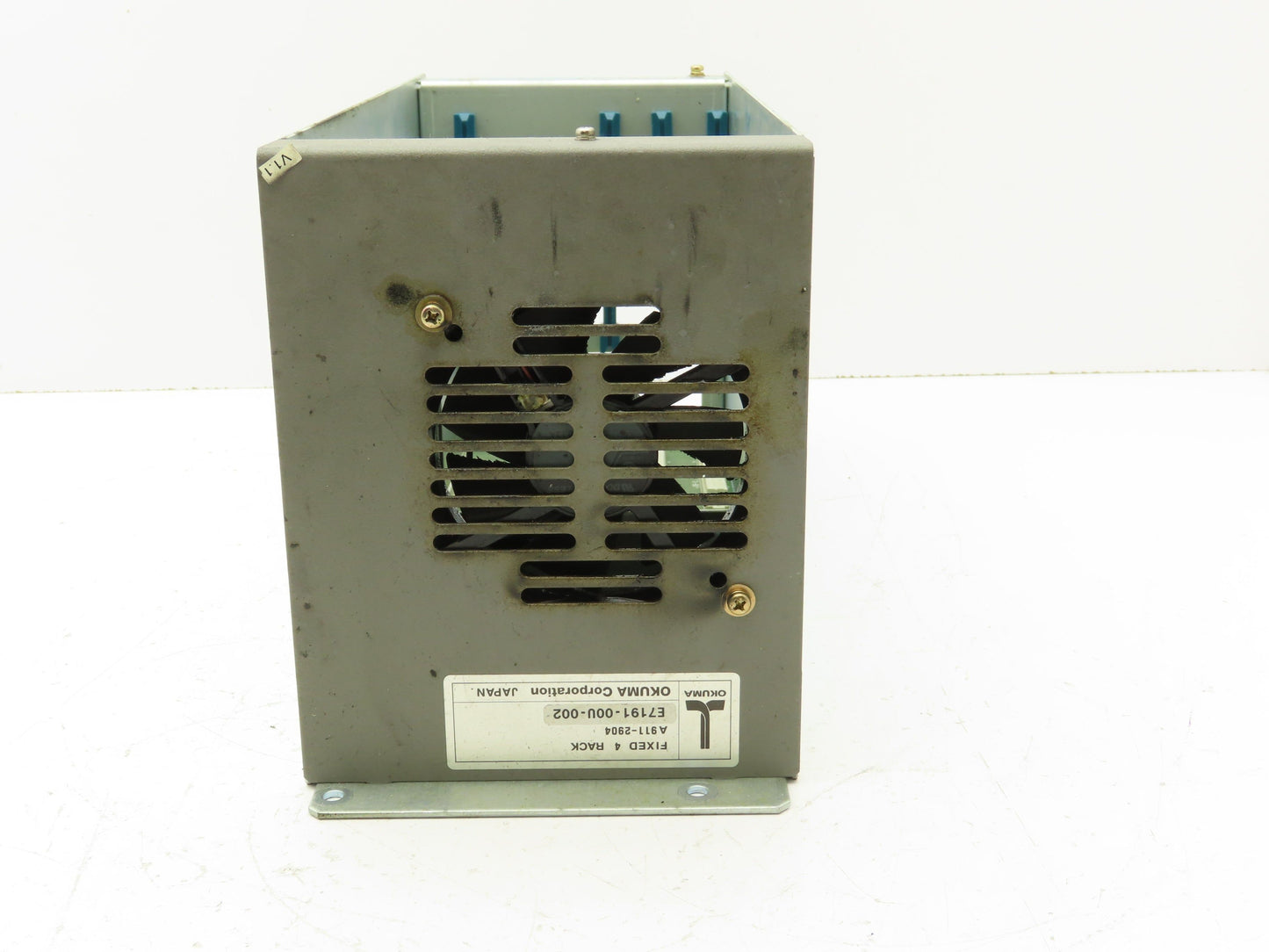Okuma E7191-00U-002 Fixed 4-Rack PLC Chassis w/Motherboard 1911-2904