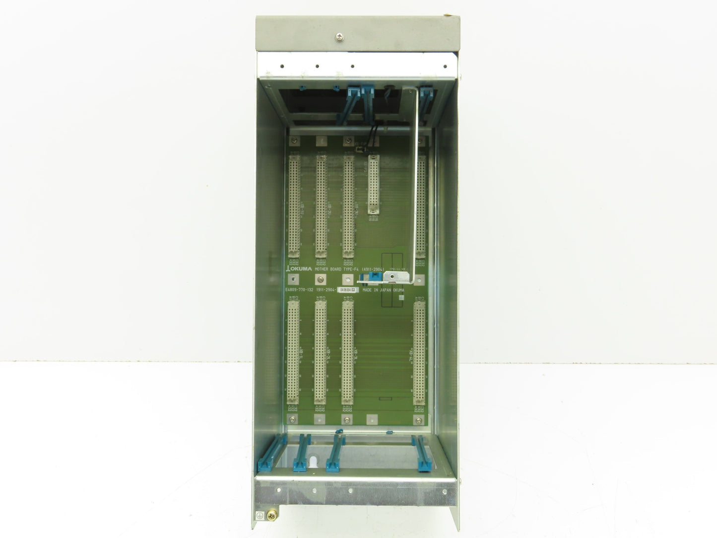 Okuma E7191-00U-002 Fixed 4-Rack PLC Chassis w/Motherboard 1911-2904