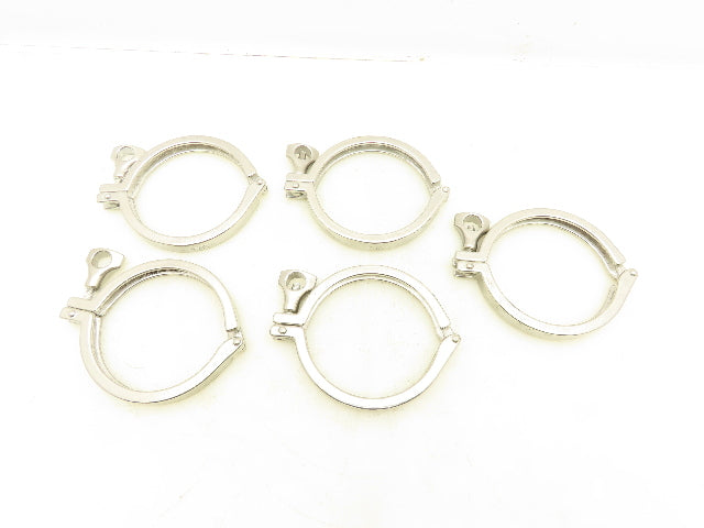 Y140101-7J 304 Stainless Steel 4" Tri Clamp Lot of 5