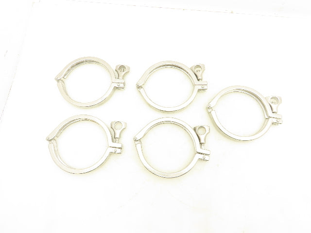 Y140101-7J 304 Stainless Steel 4" Tri Clamp Lot of 5