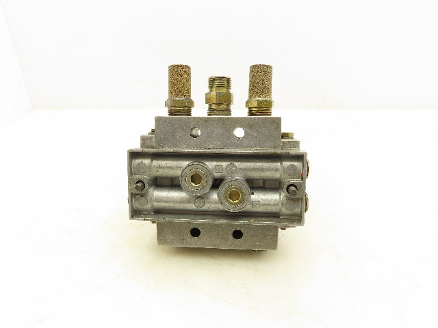 Festo MVH-5/2-D-2-C Pneumatic Solenoid Valve Manifold Assembly 24VDC 1/2" NPT