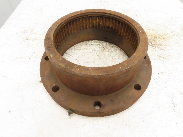 Koppers 5H SB FF Flanged Gear Coupling Sleeve 15-1/4" OD 13.5" Bolt Circle