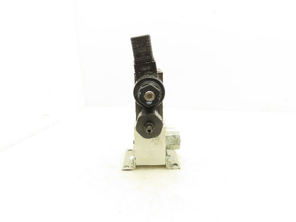 Yuken DSG-01-2B2-D24-N-7090 Directional Solenoid Relief Valve Manifold Stack 24V