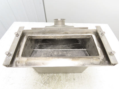 Stainless Steel Metal Detector Down Stream Rejection Gate Valve Louver Flap SS
