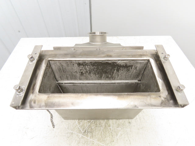 Stainless Steel Metal Detector Down Stream Rejection Gate Valve Louver Flap SS