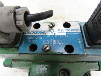 Vickers DG5S-8-2C-T-M-U-HL7-40 Directional Control Solenoid Valve 24VDC
