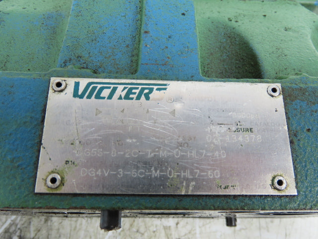 Vickers DG5S-8-2C-T-M-U-HL7-40 Directional Control Solenoid Valve 24VDC