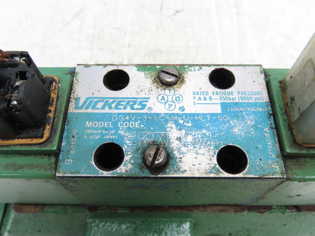 Vickers DG5S-8-2C-T-M-U-HL7-40 Directional Control Solenoid Valve 24VDC