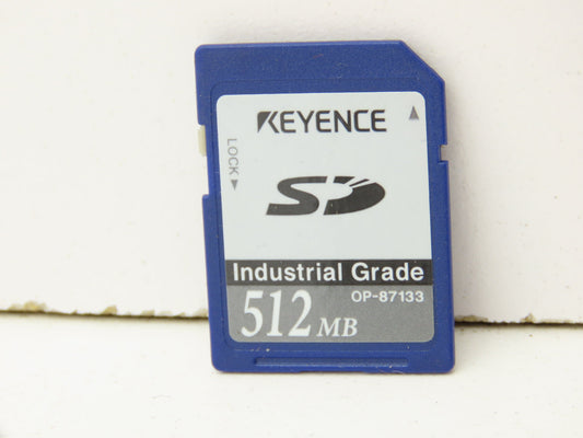 Keyence OP-87133 Industrial Grade Memory SD Card 512MB