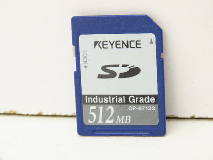 Keyence OP-87133 Industrial Grade Memory SD Card 512MB