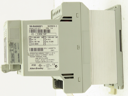 Allen-Bradley 160-BA06NSF1 Variable Speed Drive 380-460 7A 3PH 5HP IP20 Series C