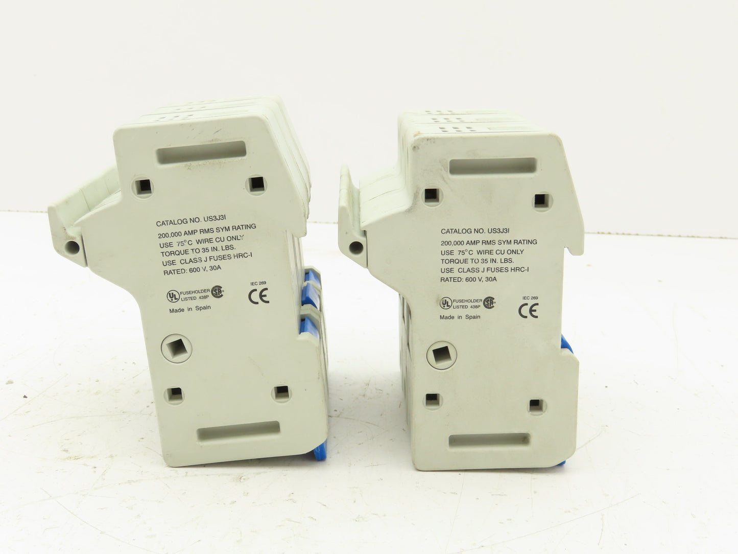 Gould US3J31 UltraSafe Fuse Holder 3 Pole 30A 600V Lot Of 2