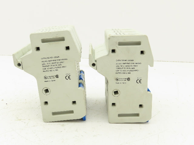 Gould US3J31 UltraSafe Fuse Holder 3 Pole 30A 600V Lot Of 2