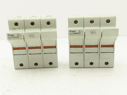 Gould US3J31 UltraSafe Fuse Holder 3 Pole 30A 600V Lot Of 2
