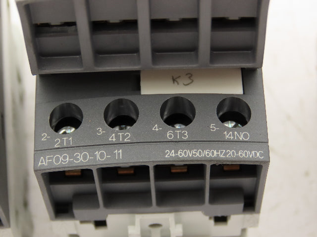 ABB AF09-30-10-11 Contactor Auxiliary Contact 3PH 600V 25A Lot of 4