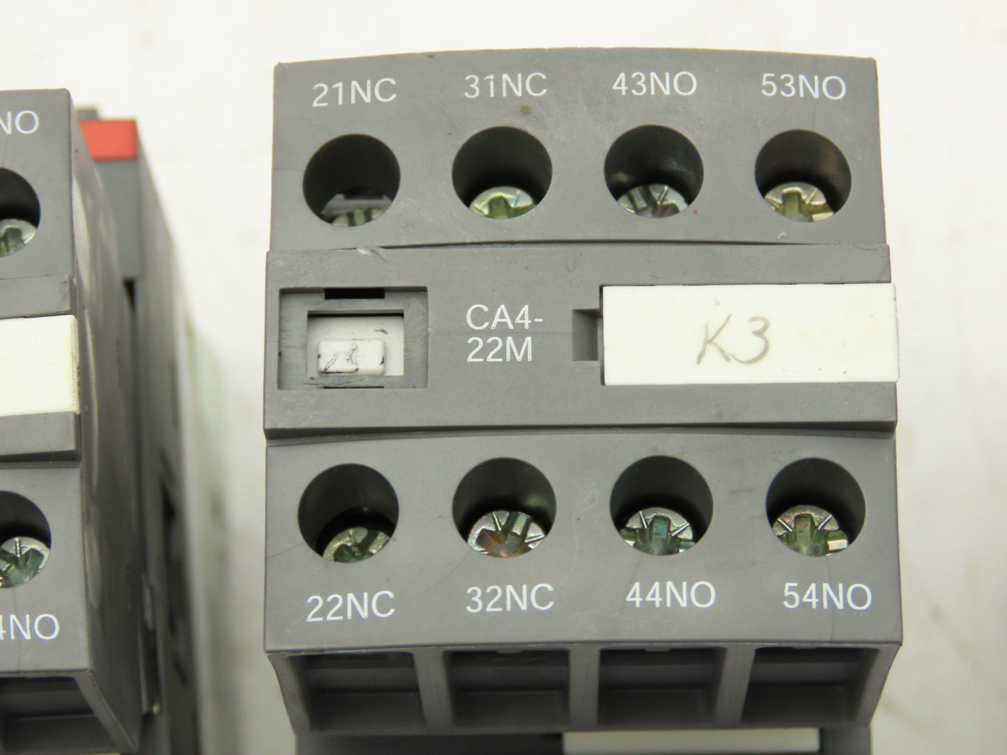 ABB AF09-30-10-11 Contactor Auxiliary Contact 3PH 600V 25A Lot of 4
