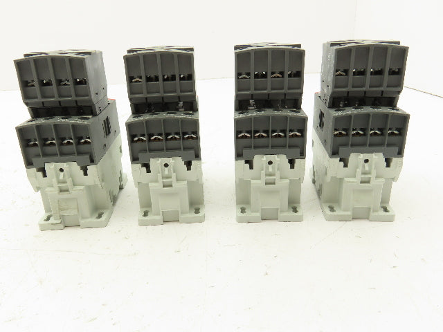 ABB AF09-30-10-11 Contactor Auxiliary Contact 3PH 600V 25A Lot of 4