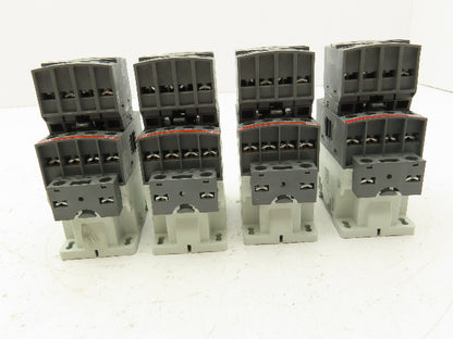 ABB AF09-30-10-11 Contactor Auxiliary Contact 3PH 600V 25A Lot of 4
