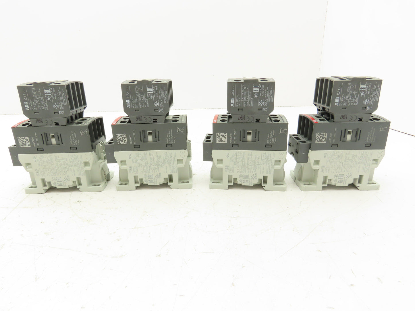 ABB AF09-30-10-11 Contactor Auxiliary Contact 3PH 600V 25A Lot of 4