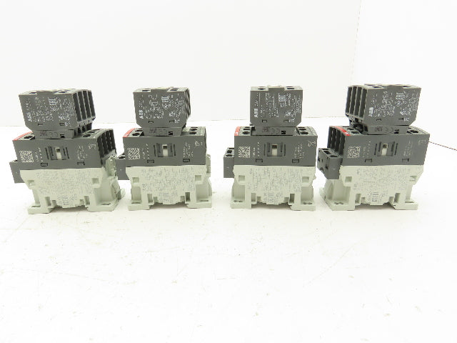 ABB AF09-30-10-11 Contactor Auxiliary Contact 3PH 600V 25A Lot of 4