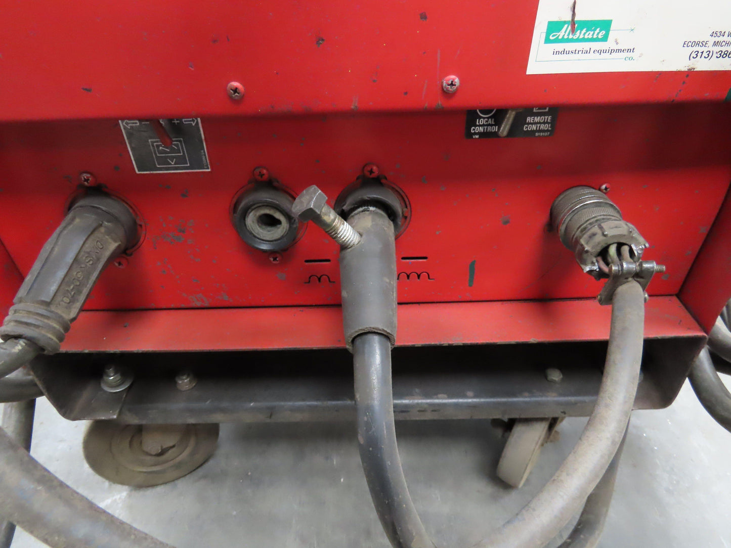 Lincoln 9939 IDEALARC CV 300 Mig Welder LN 7 Wire Feeder 230/460 Volt Tested