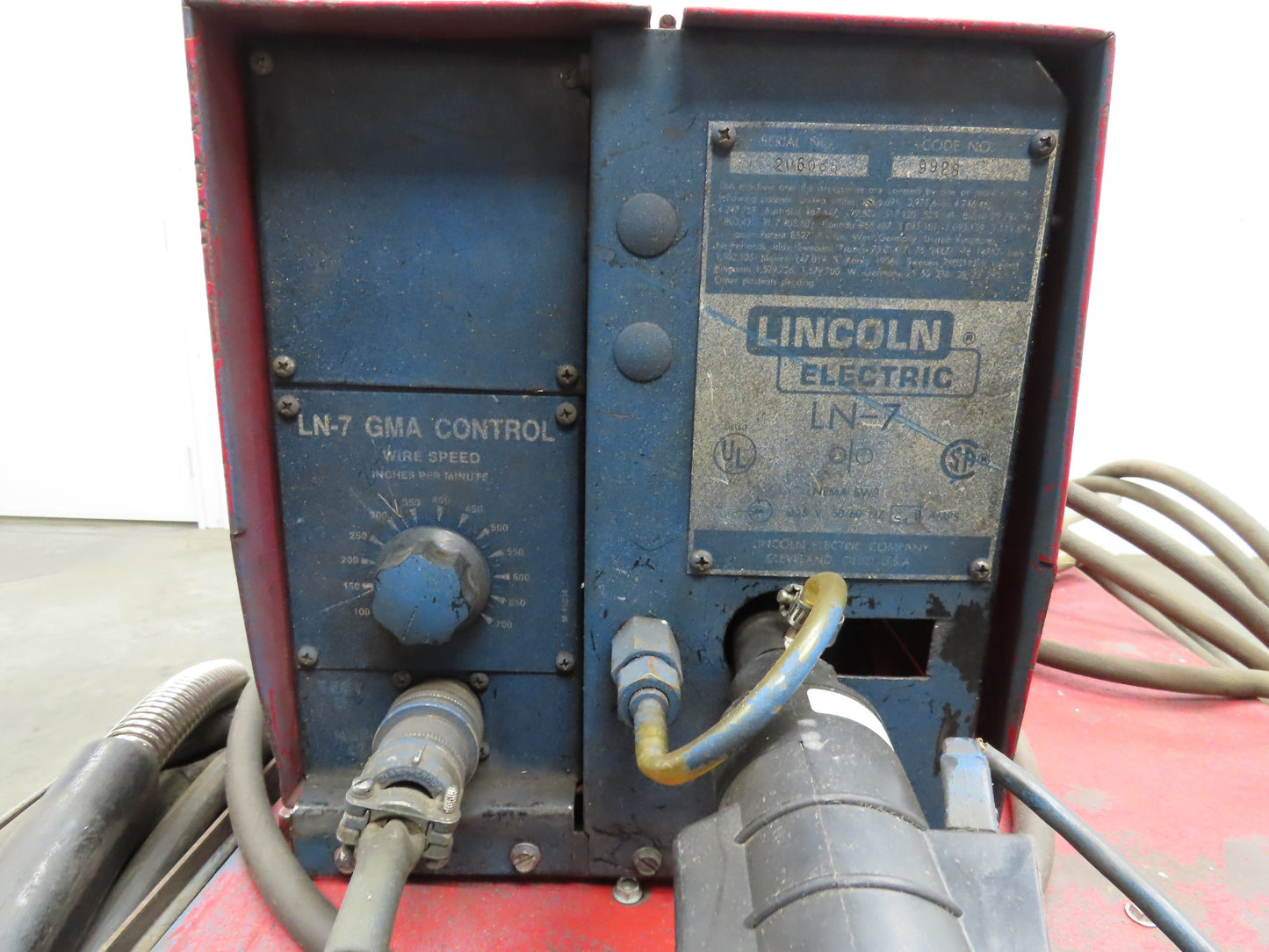 Lincoln 9939 IDEALARC CV 300 Mig Welder LN 7 Wire Feeder 230/460 Volt Tested