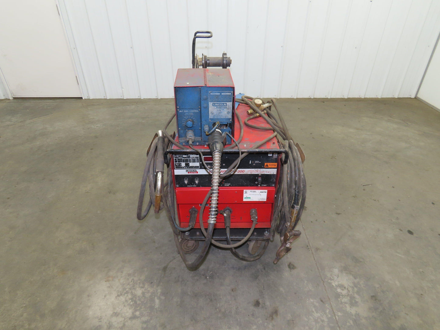 Lincoln 9939 IDEALARC CV 300 Mig Welder LN 7 Wire Feeder 230/460 Volt Tested