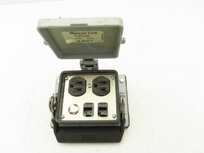 Mencom DP-2RJ45-32 Panel Interface Connector Duplex Outlet 15A 125V