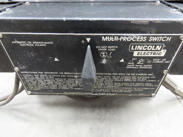 Lincoln IDEALARC R3R 500 Stick Welder Multi Process Switch Air Carbon Gouging